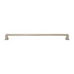 Atlas Homewares [A668-BRN] Die Cast Zinc Cabinet Pull Handle - Sweetbriar Lane Series - Oversized - Brushed Nickel Finish - 12&quot; C/C - 12 3/4&quot; L