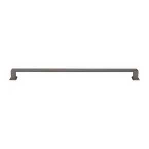 Atlas Homewares [A668-SL] Die Cast Zinc Cabinet Pull Handle - Sweetbriar Lane Series - Oversized - Slate Finish - 12" C/C - 12 3/4" L