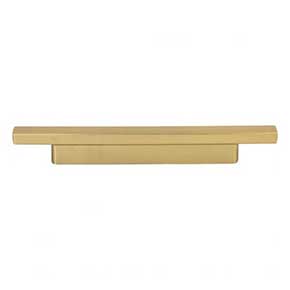 Atlas Homewares [427-WB] Die Cast Zinc Cabinet Pull Handle - Tom Tom Series - Standard Size - Warm Brass Finish - 3" - 3 3/4" - 5 1/16" C/C - 7 1/2" L