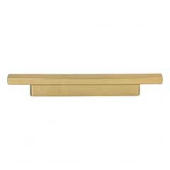 Atlas Homewares [427-WB] Die Cast Zinc Cabinet Pull Handle - Tom Tom Series - Standard Size - Warm Brass Finish - 3" - 3 3/4" - 5 1/16" C/C - 7 1/2" L
