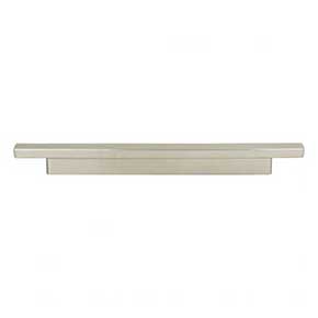 Atlas Homewares [428-BRN] Die Cast Zinc Cabinet Pull Handle - Tom Tom Series - Oversized - Brushed Nickel Finish - 6 5/16" & 7 9/16" C/C - 10" L