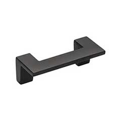 Atlas Homewares [A846-BL] Die Cast Zinc Cabinet Pull Handle - U-Turn Series - Standard Size - Matte Black Finish - 2 1/2&quot; C/C - 3 1/8&quot; L