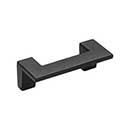 Atlas Homewares [A846-BL] Die Cast Zinc Cabinet Pull Handle - U-Turn Series - Standard Size - Matte Black Finish - 2 1/2" C/C - 3 1/8" L