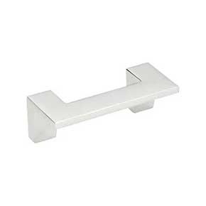 Atlas Homewares [A846-CH] Die Cast Zinc Cabinet Pull Handle - U-Turn Series - Standard Size - Polished Chrome Finish - 2 1/2" C/C - 3 1/8" L