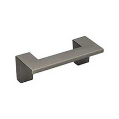 Atlas Homewares [A846-SL] Die Cast Zinc Cabinet Pull Handle - U-Turn Series - Standard Size - Slate Finish - 2 1/2&quot; C/C - 3 1/8&quot; L