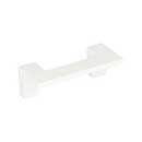 Atlas Homewares [A846-WG] Die Cast Zinc Cabinet Pull Handle - U-Turn Series - Standard Size - High White Gloss Finish - 2 1/2" C/C - 3 1/8" L