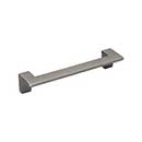 Atlas Homewares [A847-SL] Die Cast Zinc Cabinet Pull Handle - U-Turn Series - Oversized - Slate Finish - 5 1/16" C/C - 5 11/16" L