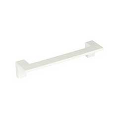 Atlas Homewares [A847-WG] Die Cast Zinc Cabinet Pull Handle - U-Turn Series - Oversized - High White Gloss Finish - 5 1/16&quot; C/C - 5 11/16&quot; L