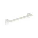 Atlas Homewares [A847-WG] Die Cast Zinc Cabinet Pull Handle - U-Turn Series - Oversized - High White Gloss Finish - 5 1/16" C/C - 5 11/16" L
