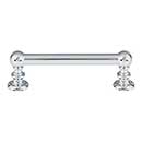 Atlas Homewares [A611-CH] Die Cast Zinc Cabinet Pull Handle - Victoria Series - Standard Size - Polished Chrome Finish - 3 3/4" C/C - 4 5/8" L