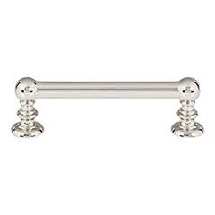 Atlas Homewares [A611-PN] Die Cast Zinc Cabinet Pull Handle - Victoria Series - Standard Size - Polished Nickel Finish - 3 3/4&quot; C/C - 4 5/8&quot; L