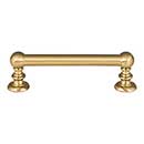 Atlas Homewares [A611-WB] Die Cast Zinc Cabinet Pull Handle - Victoria Series - Standard Size - Warm Brass Finish - 3 3/4&quot; C/C - 4 5/8&quot; L