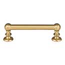 Atlas Homewares [A611-WB] Die Cast Zinc Cabinet Pull Handle - Victoria Series - Standard Size - Warm Brass Finish - 3 3/4" C/C - 4 5/8" L