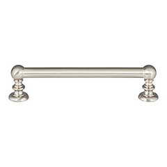 Atlas Homewares [A612-BRN] Die Cast Zinc Cabinet Pull Handle - Victoria Series - Oversized - Brushed Nickel Finish - 5 1/16" C/C - 5 7/8" L