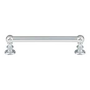 Atlas Homewares [A612-CH] Die Cast Zinc Cabinet Pull Handle - Victoria Series - Oversized - Polished Chrome Finish - 5 1/16" C/C - 5 7/8" L