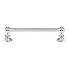 Atlas Homewares [A612-CH] Die Cast Zinc Cabinet Pull Handle - Victoria Series - Oversized - Polished Chrome Finish - 5 1/16" C/C - 5 7/8" L