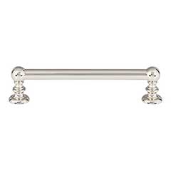 Atlas Homewares [A612-PN] Die Cast Zinc Cabinet Pull Handle - Victoria Series - Oversized - Polished Nickel Finish - 5 1/16" C/C - 5 7/8" L
