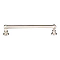 Atlas Homewares [A613-BRN] Die Cast Zinc Cabinet Pull Handle - Victoria Series - Oversized - Brushed Nickel Finish - 6 5/16" C/C - 7 1/8" L