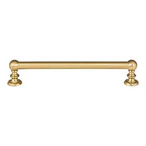 Atlas Homewares [A613-WB] Die Cast Zinc Cabinet Pull Handle - Victoria Series - Oversized - Warm Brass Finish - 6 5/16" C/C - 7 1/8" L