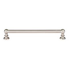 Atlas Homewares [A614-BRN] Die Cast Zinc Cabinet Pull Handle - Victoria Series - Oversized - Brushed Nickel Finish - 7 9/16" C/C - 8 3/8" L