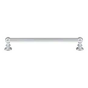 Atlas Homewares [A614-CH] Die Cast Zinc Cabinet Pull Handle - Victoria Series - Oversized - Polished Chrome Finish - 7 9/16" C/C - 8 3/8" L
