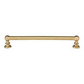 Atlas Homewares [A614-WB] Die Cast Zinc Cabinet Pull Handle - Victoria Series - Oversized - Warm Brass Finish - 7 9/16" C/C - 8 3/8" L