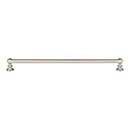 Atlas Homewares [A615-BRN] Die Cast Zinc Cabinet Pull Handle - Victoria Series - Oversized - Brushed Nickel Finish - 12&quot; C/C - 12 9/16&quot; L