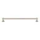 Atlas Homewares [A615-BRN] Die Cast Zinc Cabinet Pull Handle - Victoria Series - Oversized - Brushed Nickel Finish - 12&quot; C/C - 12 9/16&quot; L