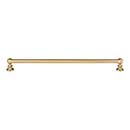 Atlas Homewares [A615-WB] Die Cast Zinc Cabinet Pull Handle - Victoria Series - Oversized - Warm Brass Finish - 12&quot; C/C - 12 9/16&quot; L