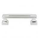 Atlas Homewares [372-CH] Die Cast Zinc Cabinet Pull Handle - Wadsworth Series - Standard Size - Polished Chrome Finish - 3 3/4" C/C - 4 5/8" L