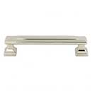 Atlas Homewares [373-PN] Die Cast Zinc Cabinet Pull Handle - Wadsworth Series - Oversized - Polished Nickel Finish - 5 1/16&quot; C/C - 5 7/8&quot; L