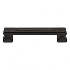 Atlas Homewares [373-BL] Die Cast Zinc Cabinet Pull Handle - Wadsworth Series - Oversized - Matte Black Finish - 5 1/16&quot; C/C - 5 7/8&quot; L