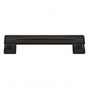 Atlas Homewares [373-BL] Die Cast Zinc Cabinet Pull Handle - Wadsworth Series - Oversized - Matte Black Finish - 5 1/16&quot; C/C - 5 7/8&quot; L