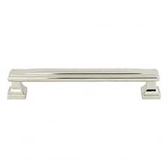 Atlas Homewares [374-PN] Die Cast Zinc Cabinet Pull Handle - Wadsworth Series - Oversized - Polished Nickel Finish - 6 5/16" C/C - 7 1/8" L