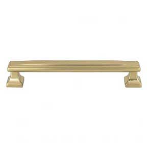 Atlas Homewares [374-WB] Die Cast Zinc Cabinet Pull Handle - Wadsworth Series - Oversized - Warm Brass Finish - 6 5/16" C/C - 7 1/8" L