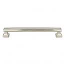 Atlas Homewares [375-BRN] Die Cast Zinc Cabinet Pull Handle - Wadsworth Series - Oversized - Brushed Nickel Finish - 7 9/16" C/C - 8 3/8" L