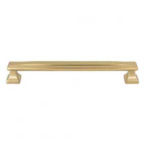 Atlas Homewares [375-WB] Die Cast Zinc Cabinet Pull Handle - Wadsworth Series - Oversized - Warm Brass Finish - 7 9/16" C/C - 8 3/8" L