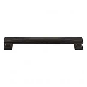 Atlas Homewares [375-BL] Die Cast Zinc Cabinet Pull Handle - Wadsworth Series - Oversized - Matte Black Finish - 7 9/16" C/C - 8 3/8" L