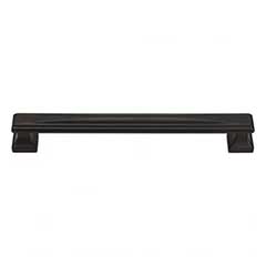 Atlas Homewares [375-BL] Die Cast Zinc Cabinet Pull Handle - Wadsworth Series - Oversized - Matte Black Finish - 7 9/16&quot; C/C - 8 3/8&quot; L