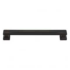 Atlas Homewares [375-BL] Die Cast Zinc Cabinet Pull Handle - Wadsworth Series - Oversized - Matte Black Finish - 7 9/16&quot; C/C - 8 3/8&quot; L