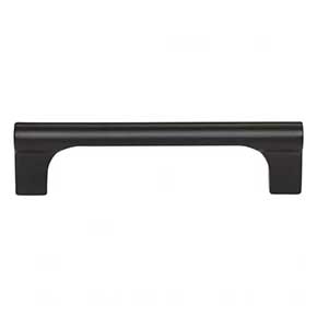 Atlas Homewares [A652-BL] Die Cast Zinc Cabinet Pull Handle - Whittier Series - Standard Size - Matte Black Finish - 3 3/4" C/C - 4 1/4" L