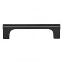 Atlas Homewares [A652-BL] Die Cast Zinc Cabinet Pull Handle - Whittier Series - Standard Size - Matte Black Finish - 3 3/4&quot; C/C -  4 1/4&quot; L