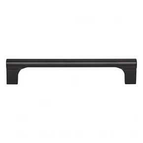 Atlas Homewares [A653-BL] Die Cast Zinc Cabinet Pull Handle - Whittier Series - Standard Size - Matte Black Finish - 5 1/16" C/C - 5 9/16" L