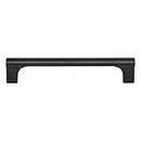 Atlas Homewares [A653-BL] Die Cast Zinc Cabinet Pull Handle - Whittier Series - Standard Size - Matte Black Finish - 5 1/16" C/C -  5 9/16" L