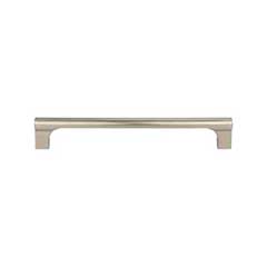 Atlas Homewares [A654-BRN] Die Cast Zinc Cabinet Pull Handle - Whittier Series - Standard Size - Brushed Nickel Finish - 6 5/16" C/C -  6 13/16" L