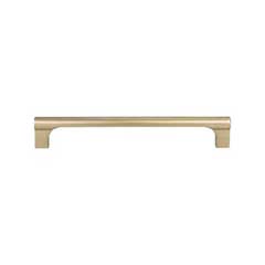 Atlas Homewares [A654-WB] Die Cast Zinc Cabinet Pull Handle - Whittier Series - Standard Size - Warm Brass Finish - 6 5/16" C/C -  6 13/16" L