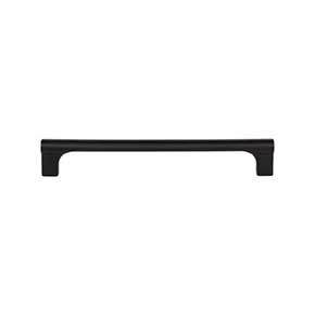 Atlas Homewares [A654-BL] Die Cast Zinc Cabinet Pull Handle - Whittier Series - Standard Size - Matte Black Finish - 6 5/16" C/C - 6 13/16" L