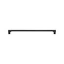 Atlas Homewares [A657-BL] Die Cast Zinc Cabinet Pull Handle - Whittier Series - Standard Size - Matte Black Finish - 12&quot; C/C -  12 1/2&quot; L