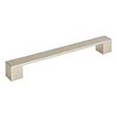 Atlas Homewares [A825-BN] Die Cast Zinc Cabinet Pull Handle - Wide Square Series - Oversized - Brushed Nickel Finish - 7 9/16&quot; C/C - 8 7/8&quot; L