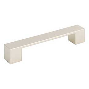Atlas Homewares [A919-PN] Die Cast Zinc Cabinet Pull Handle - Wide Square Series - Oversized - Polished Nickel Finish - 5 1/16" C/C - 6 3/8" L